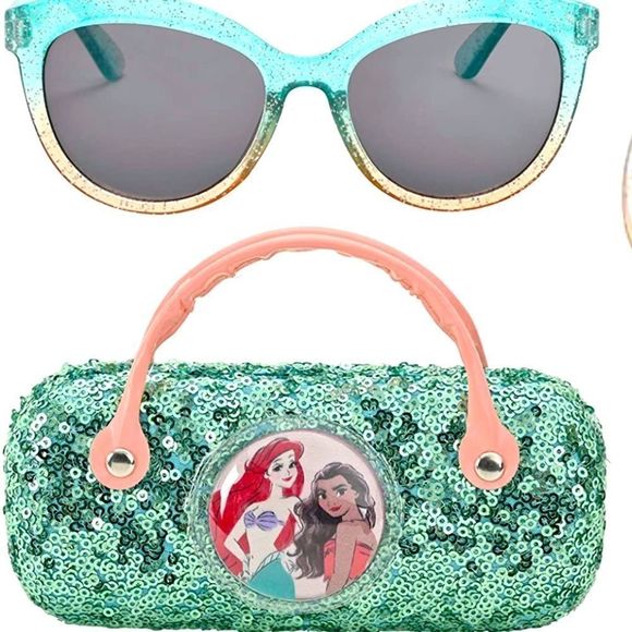 Disney Other - NWT Disney Princess Glitter Sunglasses & Case